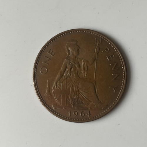Rare old penny - coins, british