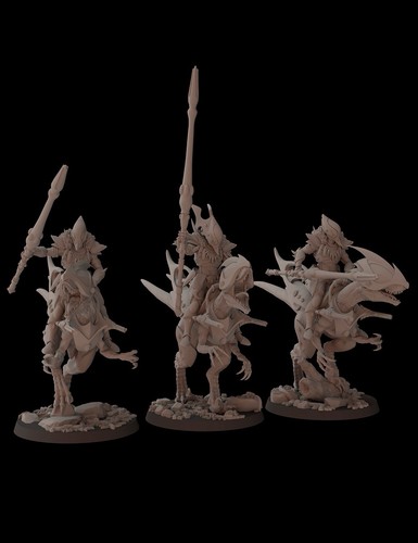 Exodite dragon knights - dragon, 3