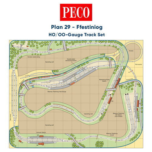Peco plan ffestiniog - peco,