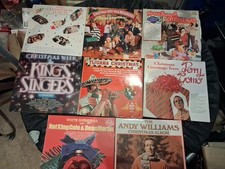 Christmas Vinyl LP Records Job Lot Wham Queen Slade Neighbours Tijuana Kings