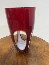 large murano glass vase