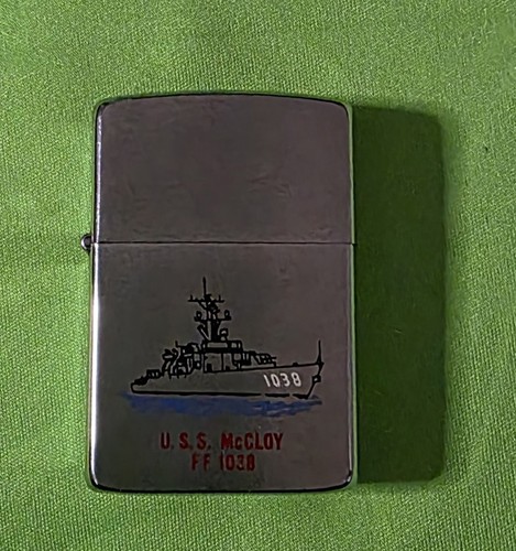 Vintage zippo uss mccloy - vintage, ff