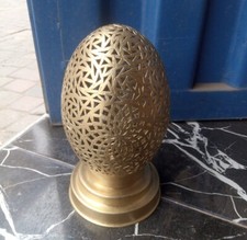 Moroccan handmade brass table - moroccan,