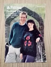 Patons Fashion Plus 12 Handknit Designs for Larger Sizes  Book 309