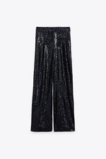 Zara navy blue sequined