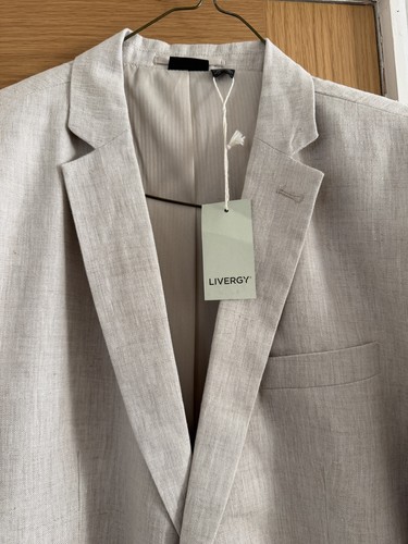 Livergy mens 100 pure linen - 100%,