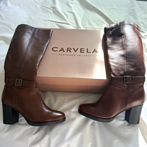 Carvela silver dark brown - silver,