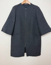 Zara Woman Charcoal Cape Coat