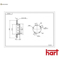 2x BRAKE DISCS 214 245 FOR
