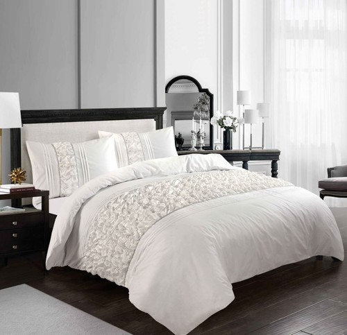 Aurora duvet cover set ruffled - cover,