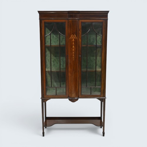 Edwardian inlaid mahogany - inlaid,