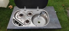 Campervan Sink & Hob Smev 3 Burner, Wheelarch Water Tank, Vents, Free Cushions