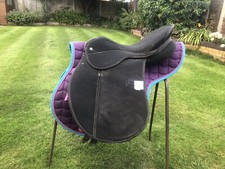 16 - 16 1/2 Lightweight Synthetic Saddle Suit Horse Or Pony. CHEAP. Need Space!