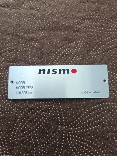 Nismo serial number - number, tag