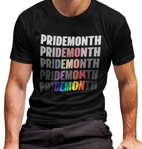 Pride month demon shirt - pride,