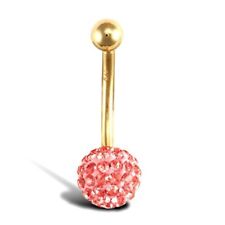 Belly Bar 9ct Gold Disco Belly