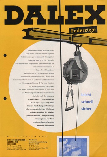 Hanover brochure 1960 - hanover,,