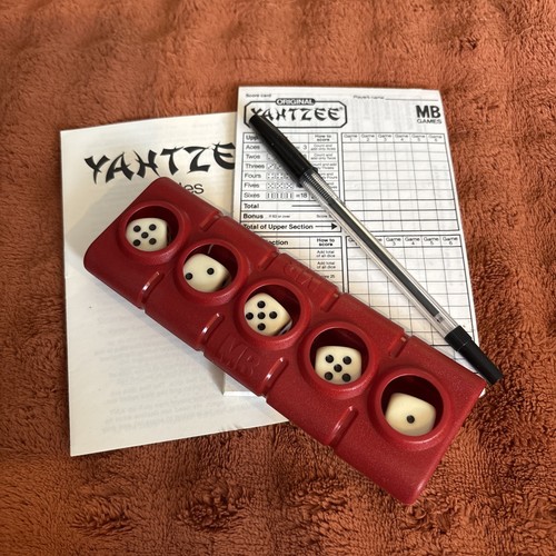 Vintage 1982 games yahtzee - games,