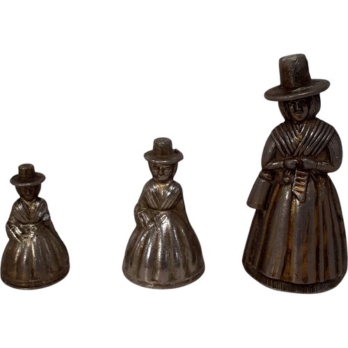 Set brass lady - of,