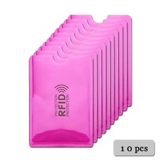 10x RFID Bank Card Sleeve