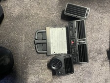 Vw Golf Mk4 Bora air vent set flush fit with backing plates R32 Anniversary