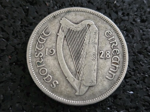 1928 rare irish silver - 1928,