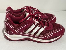 Adidas SRS 3 Trainers Hockey Shoes UK Size 7 Dark Pink White Lace Up G96641