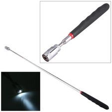 Telescopic Magnetic Pick Up Tool LED Light Extendable Magnet Nuts Bolts