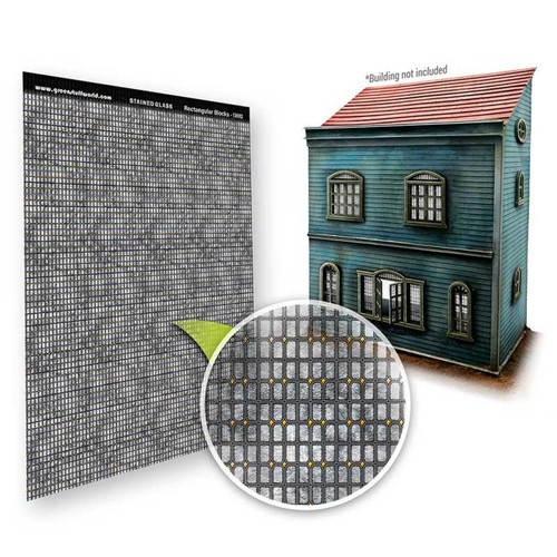 Rectangular blocks stained - rectangular,
