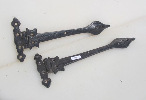 Vintage iron hinges old hinge - hinges,