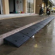 2X Non-Slip Rubber Kerb Ramps