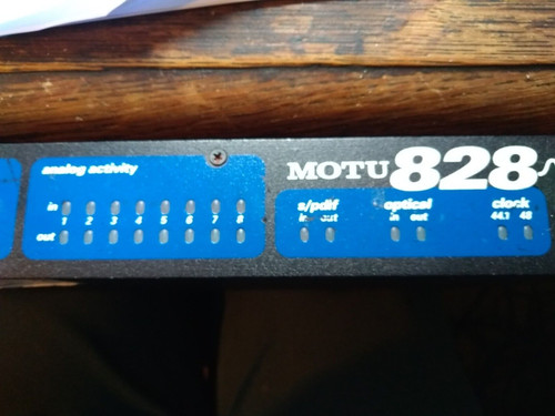 Motu 828 original - original, (firewire)