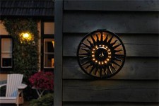Garden sun metal wall art - metal,