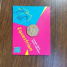 2011 50p Equestrian Carded