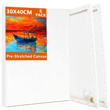 5 Packs 30x40cm Stretched