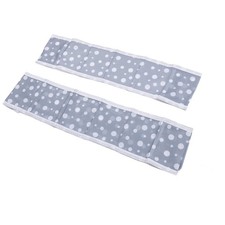 Crib Liner Polyester 2 Piece Baby Crib Bumper Mesh For Full Size Cribs