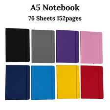 Hardback lined notepad - a5,