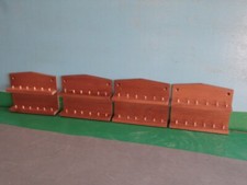 4 x 12pc Wooden Thimble Display Rack ( Mahogany )