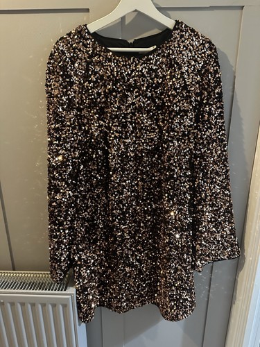 Sequin dress size l - sequin,