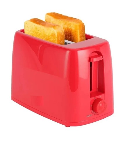 Red slice toaster with - 2,