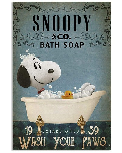 Snoopy and bath soap - co,