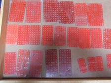 Meccano flat plates over 40 red