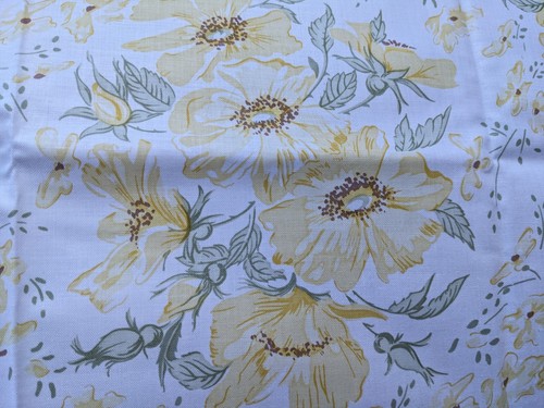 Satin cotton floral - cotton, fabric