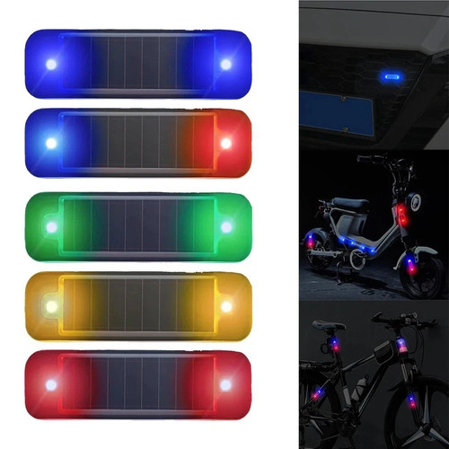 Led solar powered car dummy - led,