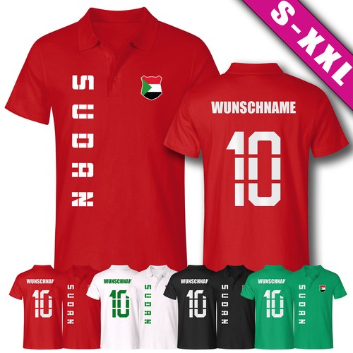 Sudan polo shirt jersey - , fan