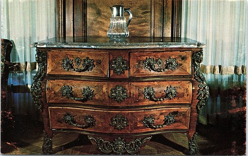 Vintage postcard bombe chest - vintage,