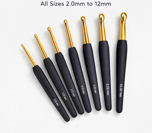 Knitpro crochet hooks gold - knitpro,