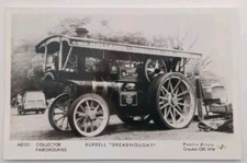 Postcard - Burrell Dreadnought Steam Traction Engine 