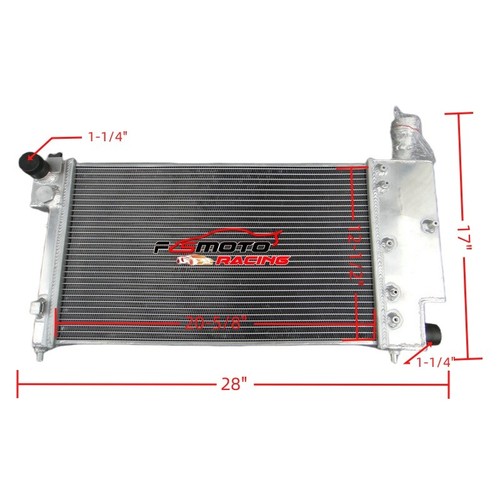 Row aluminum radiator for - row,