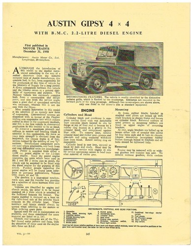 Austin gipsy 4x4 diesel - gipsy,